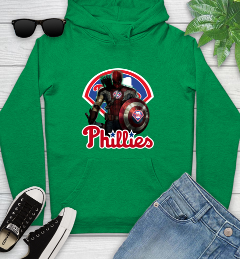 MLB Captain America Thor Spider Man Hawkeye Avengers Endgame Baseball Philadelphia Phillies Youth Hoodie mlb captain america thor spider man hawkeye avengers endgame baseball philadelphia phillies youth hoodie 6371 jeo5r