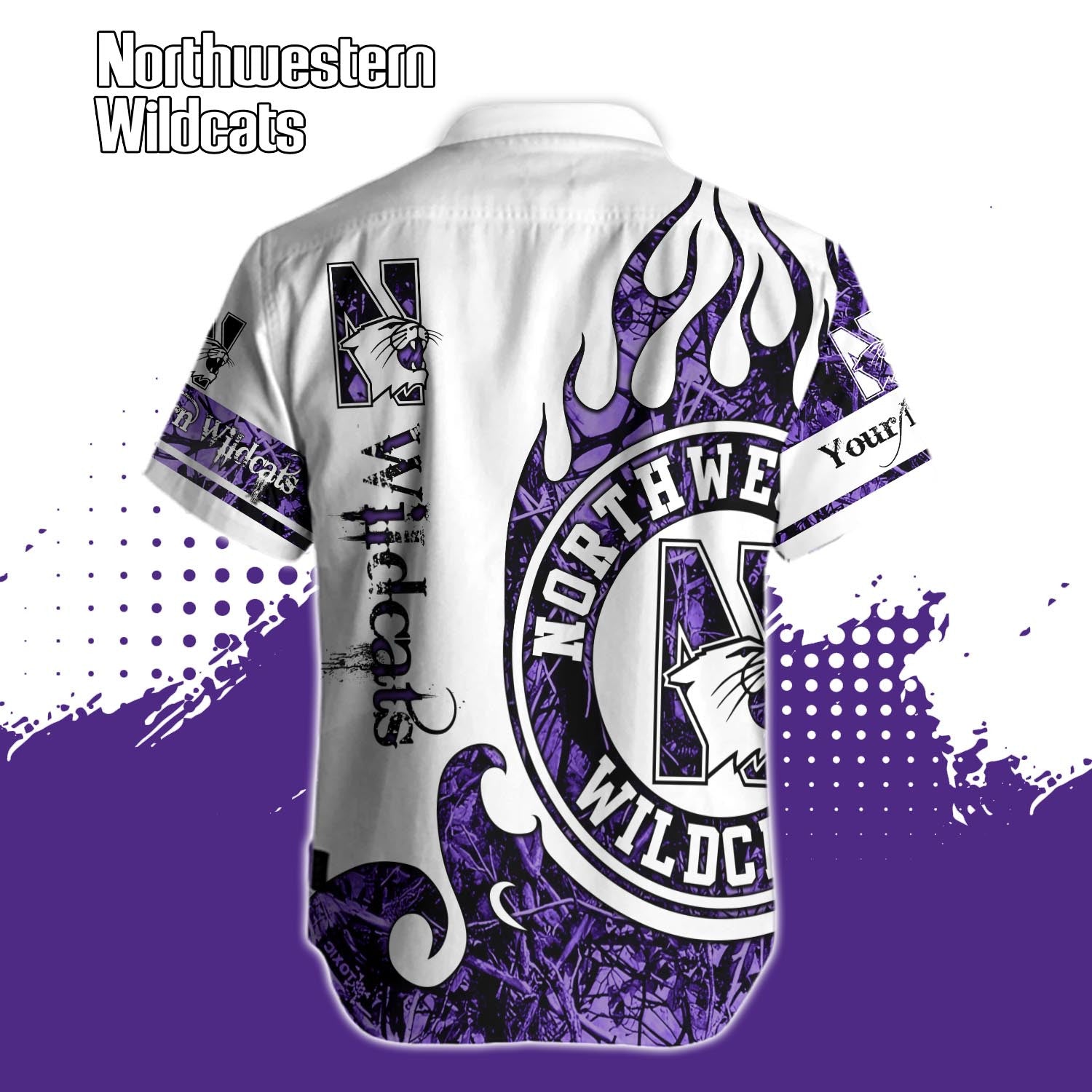 NCAA Northwestern Wildcats Shirts Real Tree Background Custom Name ncaa northwestern wildcats shirts real tree background custom name 3695 h3nhq