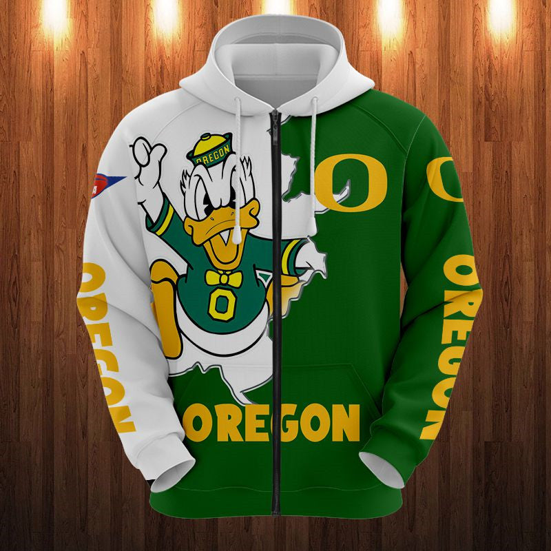 NCAA Oregon Ducks Hoodies Mascot Printed ncaa oregon ducks hoodies mascot printed 6156 jvvnr