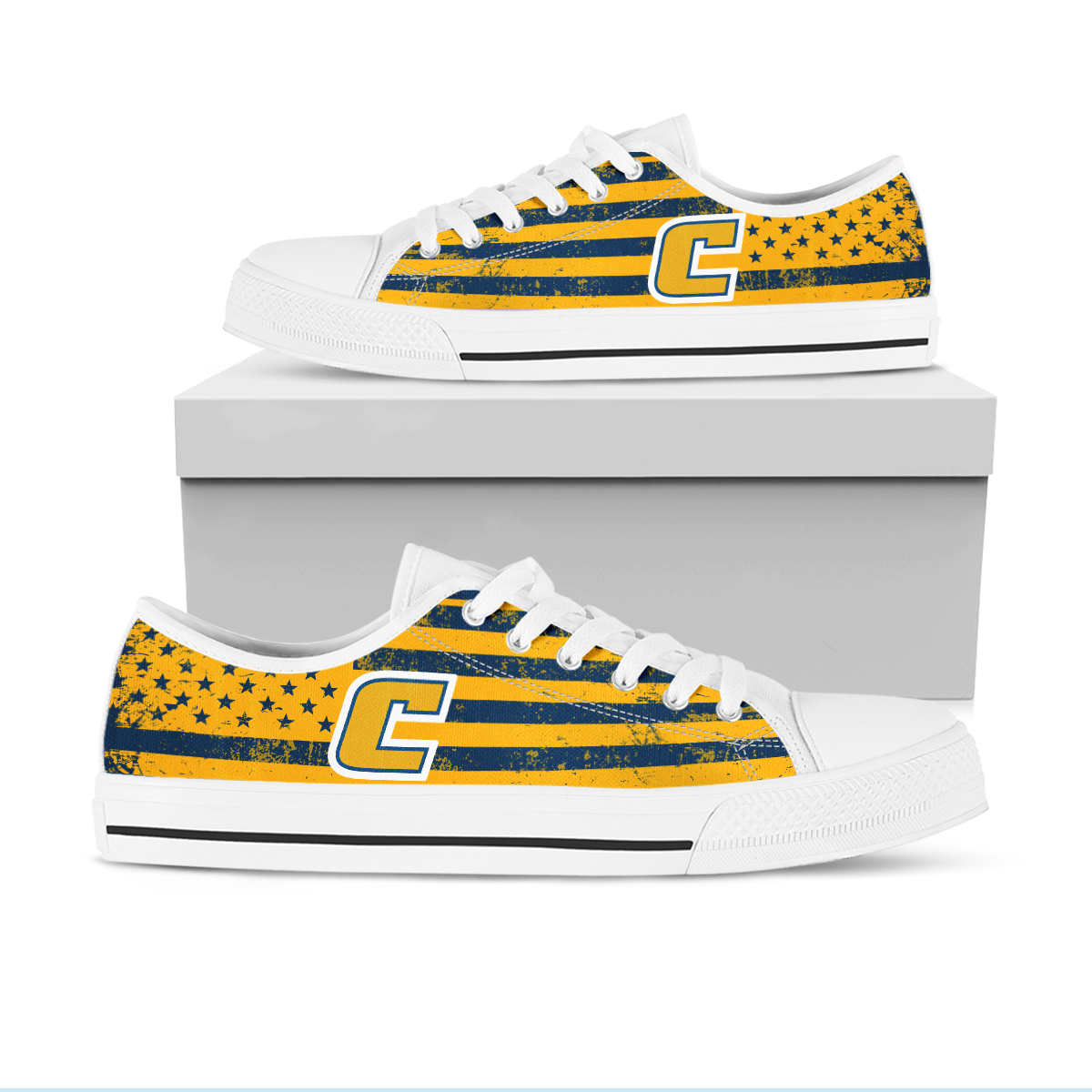 NCAA Tennessee Chattanooga Mocs Low Top Shoes Men Women