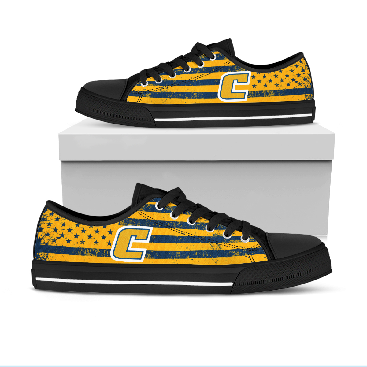 NCAA Tennessee Chattanooga Mocs Low Top Shoes Men Women