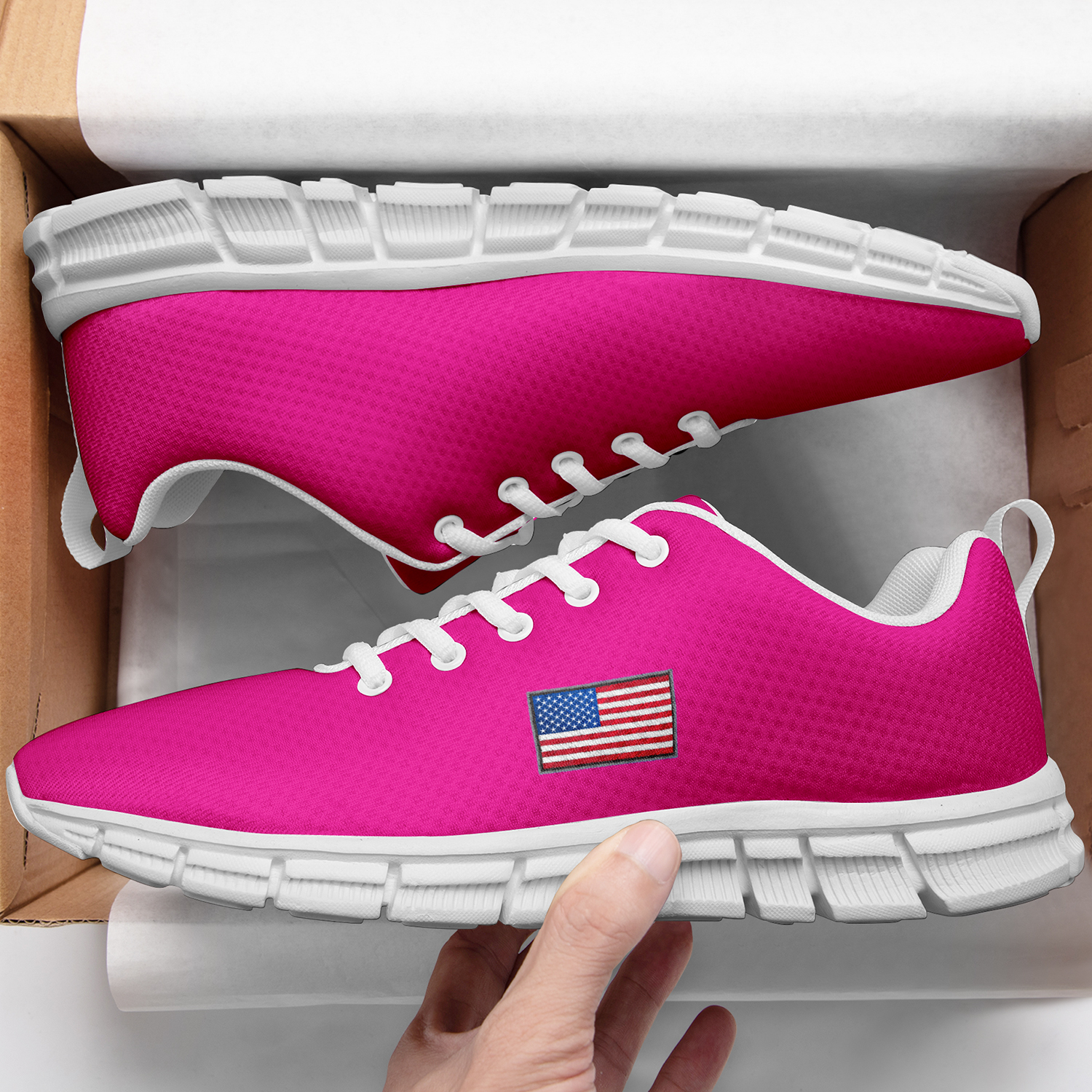 New Design London Style Casual Sneakers Custom America Flag Printed Yeezy Shoes FR191001020/FR191001020H