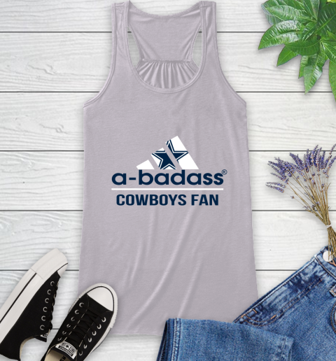 NFL A Badass Dallas Cowboys Fan Adidas Football Sports Racerback Tank nfl a badass dallas cowboys fan adidas football sports racerback tank 1988 8oyqq