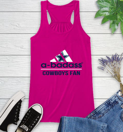 NFL A Badass Dallas Cowboys Fan Adidas Football Sports Racerback Tank nfl a badass dallas cowboys fan adidas football sports racerback tank 9025 2f5cn