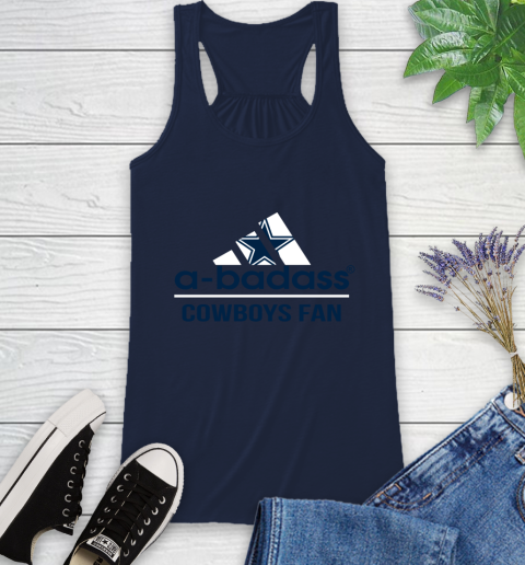 NFL A Badass Dallas Cowboys Fan Adidas Football Sports Racerback Tank nfl a badass dallas cowboys fan adidas football sports racerback tank 9520