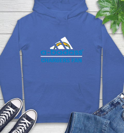 NFL A Badass Los Angeles Chargers Fan Adidas Football Sports Hoodie nfl a badass los angeles chargers fan adidas football sports hoodie 9643 zwbza