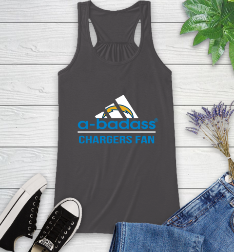 NFL A Badass Los Angeles Chargers Fan Adidas Football Sports Racerback Tank nfl a badass los angeles chargers fan adidas football sports racerback tank 6712 qy1ho