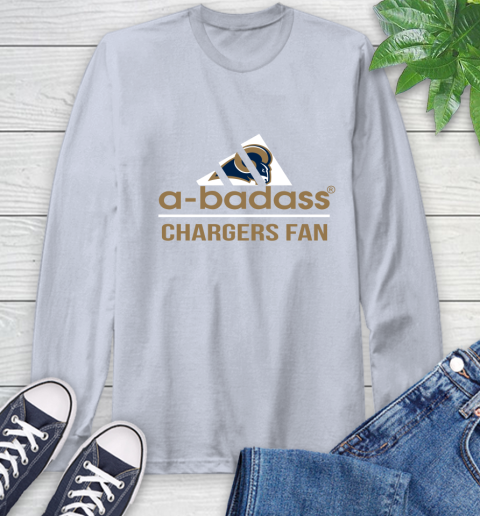 NFL A Badass Los Angeles Rams Fan Adidas Football Sports Long Sleeve T-Shirt nfl a badass los angeles rams fan adidas football sports long sleeve t shirt 2432 lc7yv