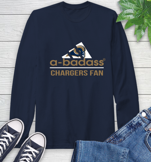 NFL A Badass Los Angeles Rams Fan Adidas Football Sports Long Sleeve T-Shirt nfl a badass los angeles rams fan adidas football sports long sleeve t shirt 4373 bhjl1