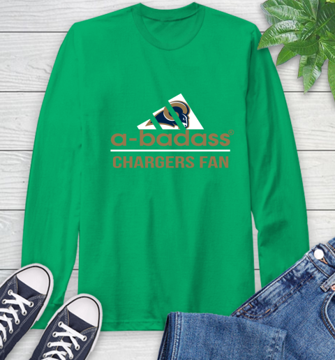 NFL A Badass Los Angeles Rams Fan Adidas Football Sports Long Sleeve T-Shirt nfl a badass los angeles rams fan adidas football sports long sleeve t shirt 7815 tjihs