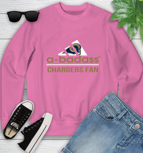 NFL A Badass Los Angeles Rams Fan Adidas Football Sports Youth Sweatshirt nfl a badass los angeles rams fan adidas football sports youth sweatshirt 6306 kmwgf