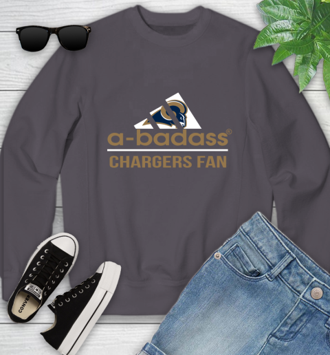 NFL A Badass Los Angeles Rams Fan Adidas Football Sports Youth Sweatshirt nfl a badass los angeles rams fan adidas football sports youth sweatshirt 6704 ab2zg