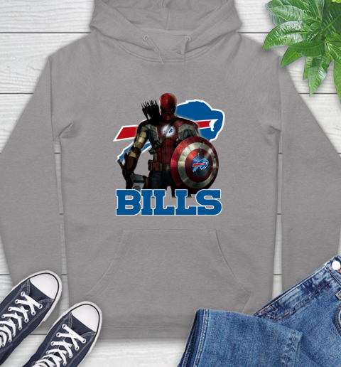 NFL Captain America Thor Spider Man Hawkeye Avengers Endgame Football Buffalo Bills Hoodie nfl captain america thor spider man hawkeye avengers endgame football buffalo bills hoodie 5516 yocyo