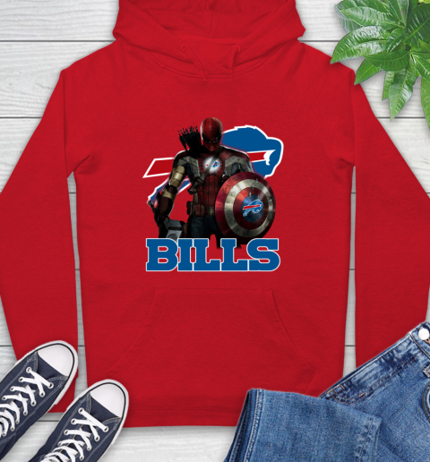 NFL Captain America Thor Spider Man Hawkeye Avengers Endgame Football Buffalo Bills Hoodie nfl captain america thor spider man hawkeye avengers endgame football buffalo bills hoodie 6426 kzozh