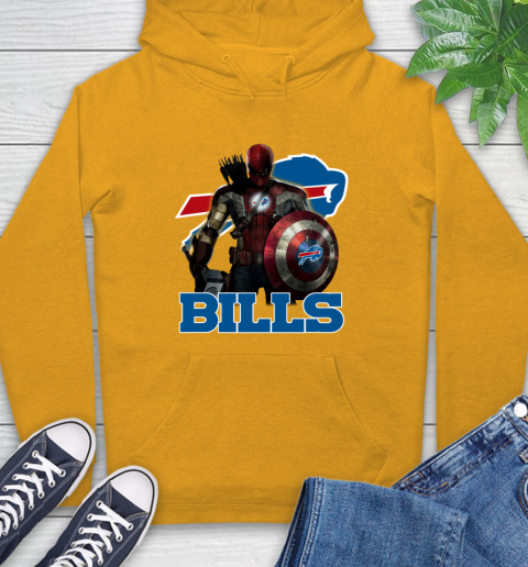 NFL Captain America Thor Spider Man Hawkeye Avengers Endgame Football Buffalo Bills Hoodie nfl captain america thor spider man hawkeye avengers endgame football buffalo bills hoodie 9151 qb2g1