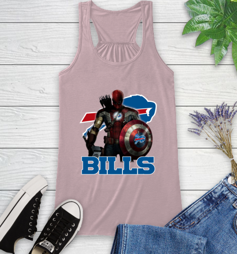 NFL Captain America Thor Spider Man Hawkeye Avengers Endgame Football Buffalo Bills Racerback Tank nfl captain america thor spider man hawkeye avengers endgame football buffalo bills racerback tank 3223 zyitg