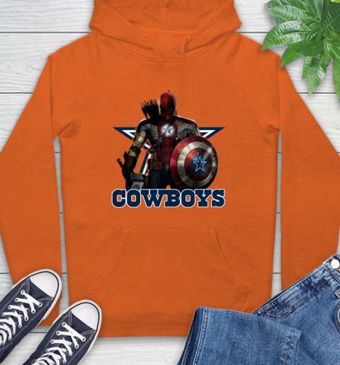 NFL Captain America Thor Spider Man Hawkeye Avengers Endgame Football Dallas Cowboys Hoodie nfl captain america thor spider man hawkeye avengers endgame football dallas cowboys hoodie 2740 jvy2r