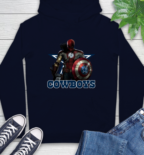 NFL Captain America Thor Spider Man Hawkeye Avengers Endgame Football Dallas Cowboys Hoodie nfl captain america thor spider man hawkeye avengers endgame football dallas cowboys hoodie 3090 bpnob