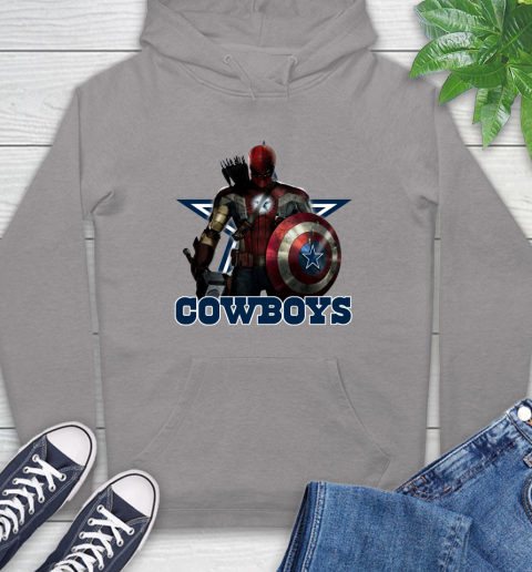 NFL Captain America Thor Spider Man Hawkeye Avengers Endgame Football Dallas Cowboys Hoodie nfl captain america thor spider man hawkeye avengers endgame football dallas cowboys hoodie 6219 oc25p