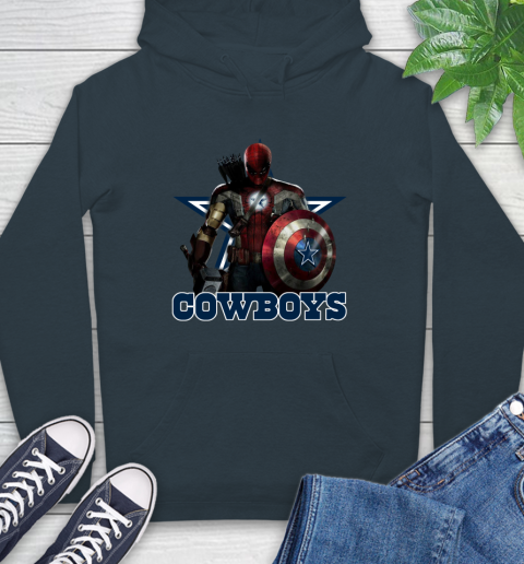 NFL Captain America Thor Spider Man Hawkeye Avengers Endgame Football Dallas Cowboys Hoodie nfl captain america thor spider man hawkeye avengers endgame football dallas cowboys hoodie 7531 ewl2p