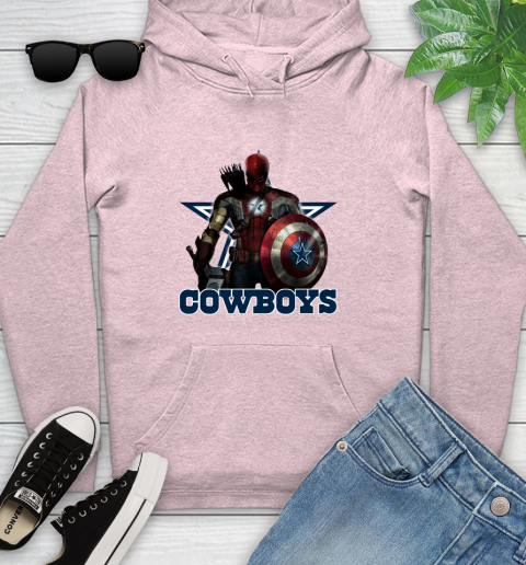 NFL Captain America Thor Spider Man Hawkeye Avengers Endgame Football Dallas Cowboys Youth Hoodie nfl captain america thor spider man hawkeye avengers endgame football dallas cowboys youth hoodie 2849 ulhwk