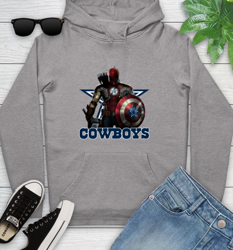 NFL Captain America Thor Spider Man Hawkeye Avengers Endgame Football Dallas Cowboys Youth Hoodie nfl captain america thor spider man hawkeye avengers endgame football dallas cowboys youth hoodie 5418 1w7vb