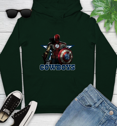 NFL Captain America Thor Spider Man Hawkeye Avengers Endgame Football Dallas Cowboys Youth Hoodie nfl captain america thor spider man hawkeye avengers endgame football dallas cowboys youth hoodie 5733 abdvd