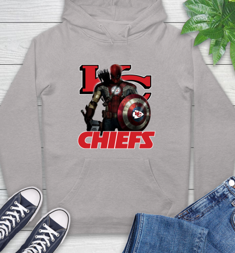 NFL Captain America Thor Spider Man Hawkeye Avengers Endgame Football Kansas City Chiefs Hoodie nfl captain america thor spider man hawkeye avengers endgame football kansas city chiefs hoodie 9419 h9oor