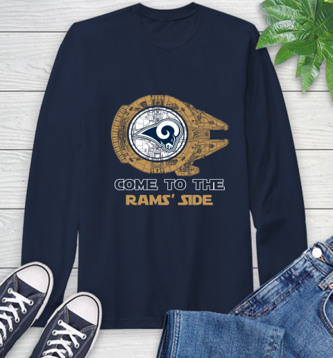 NFL Come To The Los Angeles Rams Wars Football Sports Long Sleeve T-Shirt nfl come to the los angeles rams wars football sports long sleeve t shirt 1151 zbon6