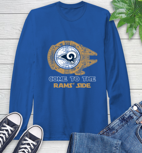 NFL Come To The Los Angeles Rams Wars Football Sports Long Sleeve T-Shirt nfl come to the los angeles rams wars football sports long sleeve t shirt 1268