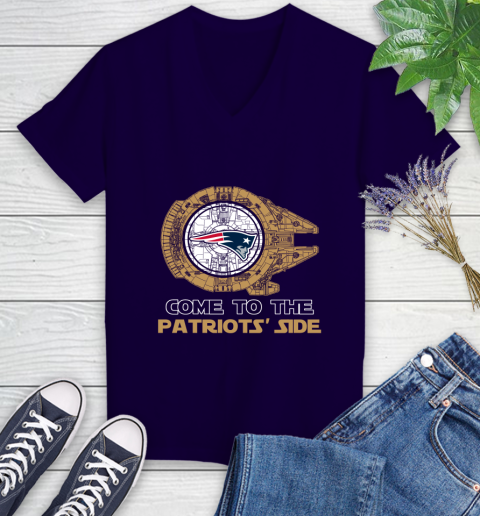 NFL Come To The New England Patriots Wars Football Sports Women's V-Neck T-Shirt nfl come to the new england patriots wars football sports womens v neck t shirt 1387 ozghi