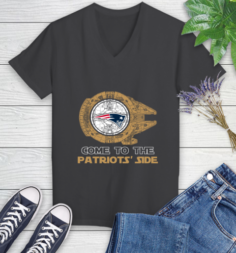 NFL Come To The New England Patriots Wars Football Sports Women's V-Neck T-Shirt nfl come to the new england patriots wars football sports womens v neck t shirt 3841 edowz