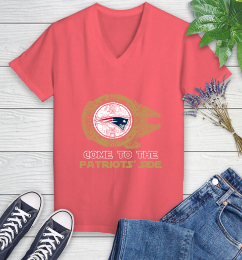 NFL Come To The New England Patriots Wars Football Sports Women's V-Neck T-Shirt nfl come to the new england patriots wars football sports womens v neck t shirt 4009 ybdum