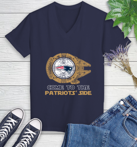 NFL Come To The New England Patriots Wars Football Sports Women's V-Neck T-Shirt nfl come to the new england patriots wars football sports womens v neck t shirt 4223