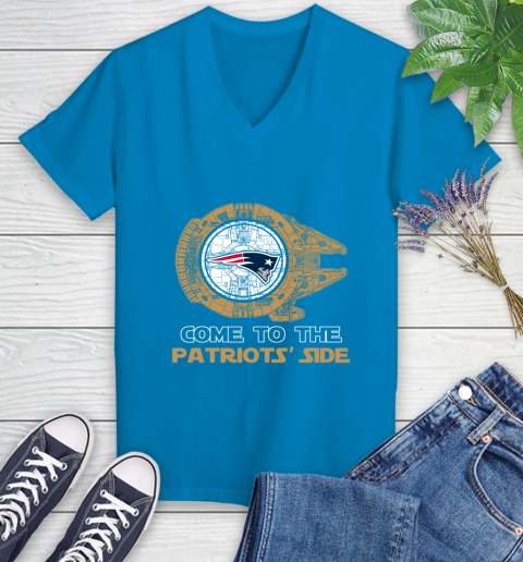 NFL Come To The New England Patriots Wars Football Sports Women's V-Neck T-Shirt nfl come to the new england patriots wars football sports womens v neck t shirt 6736