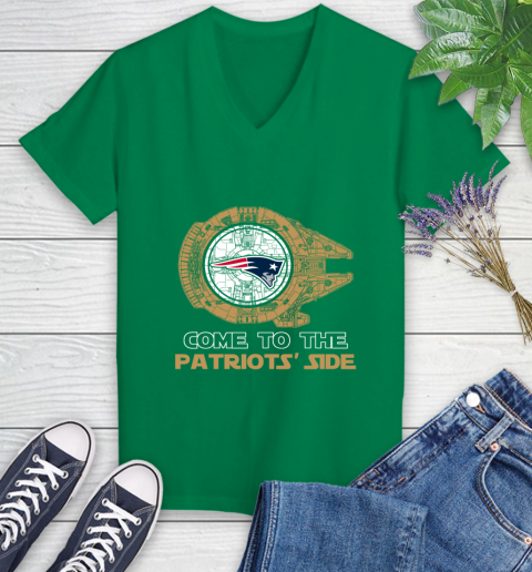 NFL Come To The New England Patriots Wars Football Sports Women's V-Neck T-Shirt nfl come to the new england patriots wars football sports womens v neck t shirt 8321 6soef