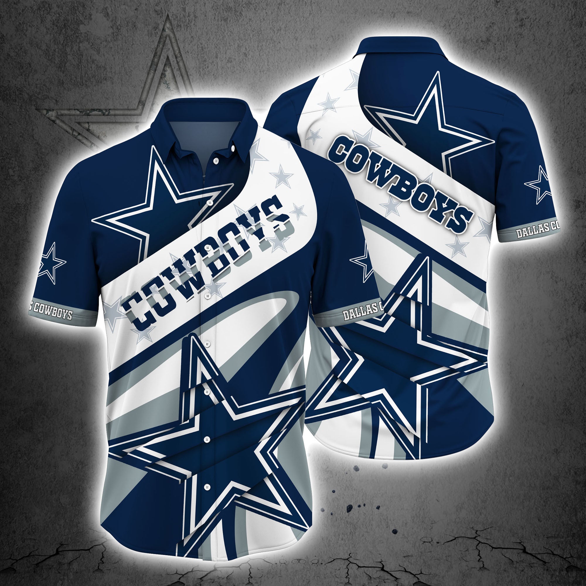 NFL Dallas Cowboys Button Up Shirt Short Sleeve Big Logo nfl dallas cowboys button up shirt short sleeve big logo 5639 nk0ub