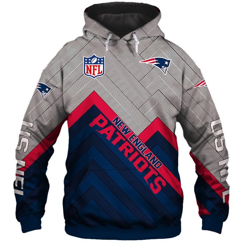 NFL Printed New England Patriots Zip Up Hoodies Sweatshirt 3D nfl printed new england patriots zip up hoodies sweatshirt 3d 7239 7jnmr