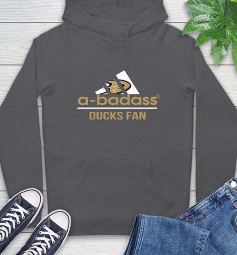NHL A Badass Anaheim Ducks Fan Adidas Hockey Sports Hoodie nhl a badass anaheim ducks fan adidas hockey sports hoodie 5138 wllyd