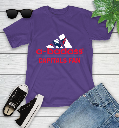 NHL A Badass Washington Capitals Fan Adidas Hockey Sports Youth T-Shirt nhl a badass washington capitals fan adidas hockey sports youth t shirt 2772 gh7uq