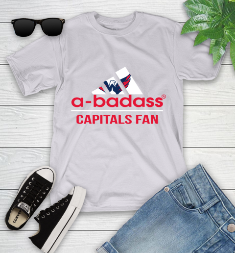 NHL A Badass Washington Capitals Fan Adidas Hockey Sports Youth T-Shirt nhl a badass washington capitals fan adidas hockey sports youth t shirt 4373 uv6dn