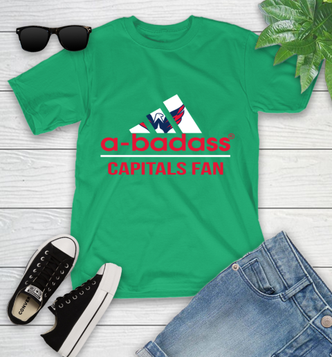 NHL A Badass Washington Capitals Fan Adidas Hockey Sports Youth T-Shirt nhl a badass washington capitals fan adidas hockey sports youth t shirt 4527 ngnwo