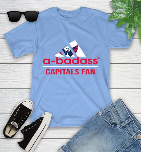 NHL A Badass Washington Capitals Fan Adidas Hockey Sports Youth T-Shirt nhl a badass washington capitals fan adidas hockey sports youth t shirt 5698 sdzjb