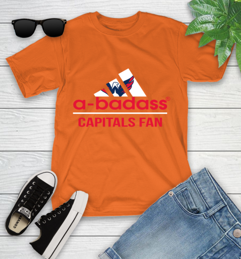 NHL A Badass Washington Capitals Fan Adidas Hockey Sports Youth T-Shirt nhl a badass washington capitals fan adidas hockey sports youth t shirt 6916 cmbyy