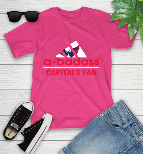 NHL A Badass Washington Capitals Fan Adidas Hockey Sports Youth T-Shirt nhl a badass washington capitals fan adidas hockey sports youth t shirt 8708 ul4vp