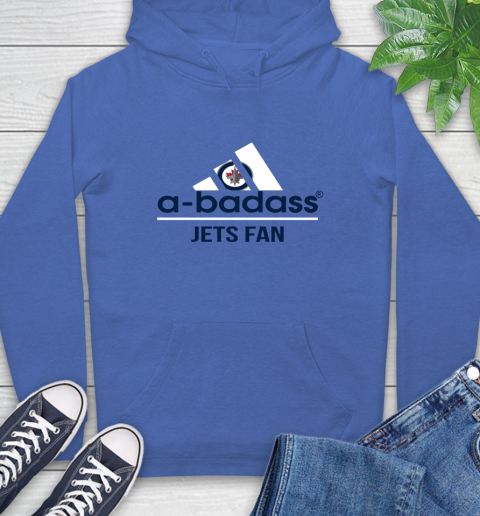 NHL A Badass Winnipeg Jets Fan Adidas Hockey Sports Hoodie nhl a badass winnipeg jets fan adidas hockey sports hoodie 7005 g5cpc