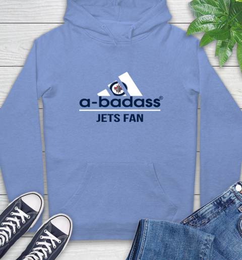 NHL A Badass Winnipeg Jets Fan Adidas Hockey Sports Hoodie nhl a badass winnipeg jets fan adidas hockey sports hoodie 9943