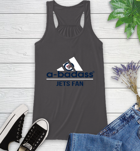 NHL A Badass Winnipeg Jets Fan Adidas Hockey Sports Racerback Tank nhl a badass winnipeg jets fan adidas hockey sports racerback tank 8257 jnr3d