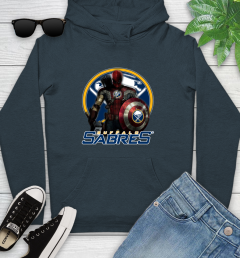 NHL Captain America Thor Spider Man Hawkeye Avengers Endgame Hockey Buffalo Sabres Youth Hoodie nhl captain america thor spider man hawkeye avengers endgame hockey buffalo sabres youth hoodie 2890 yumbe