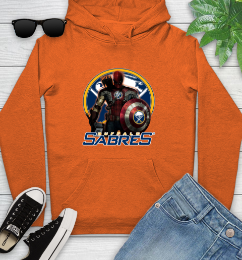 NHL Captain America Thor Spider Man Hawkeye Avengers Endgame Hockey Buffalo Sabres Youth Hoodie nhl captain america thor spider man hawkeye avengers endgame hockey buffalo sabres youth hoodie 7760 ayrf5